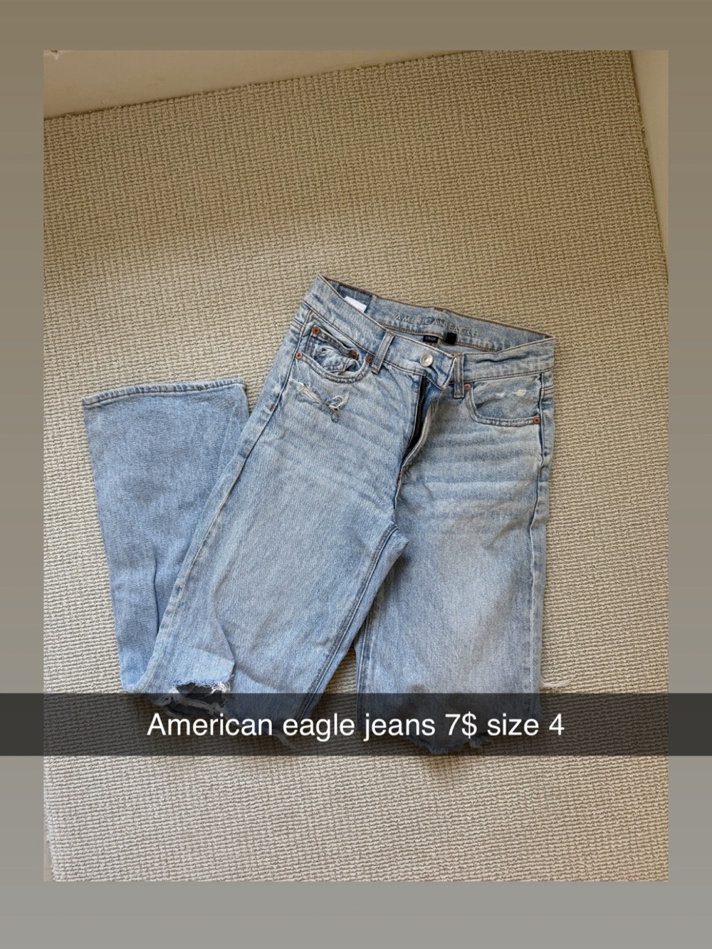 American Eagle Outfitters Light Blue Denim Jeans